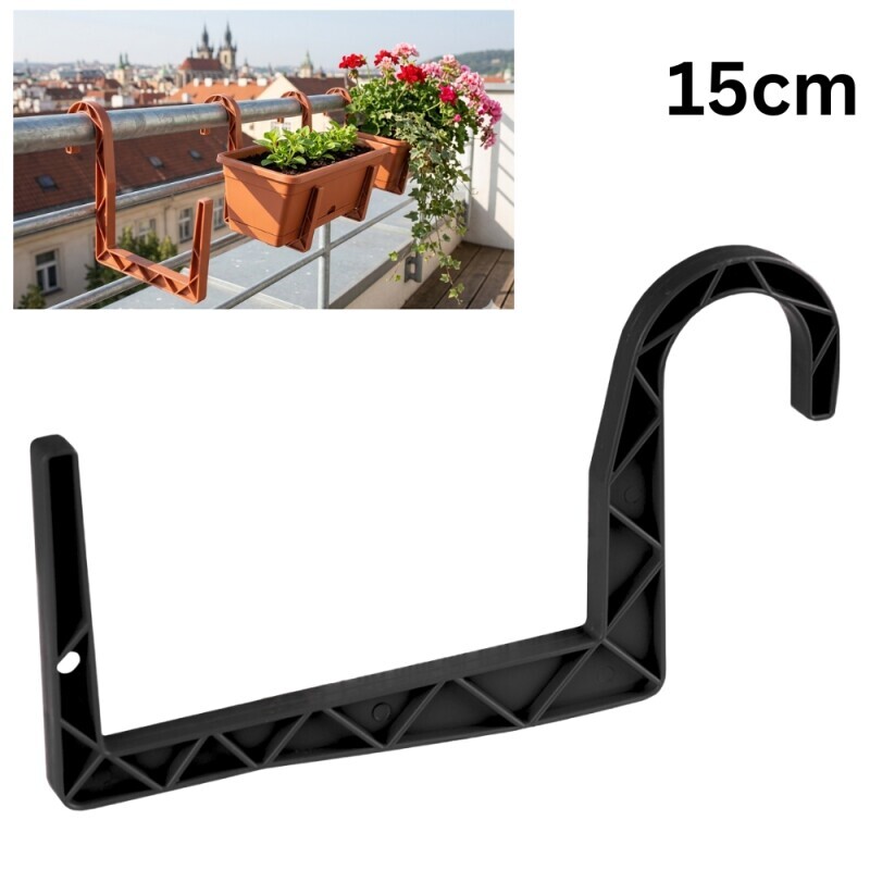 Držák truhlíků Universal 15cm on tube antracit (70/krt)