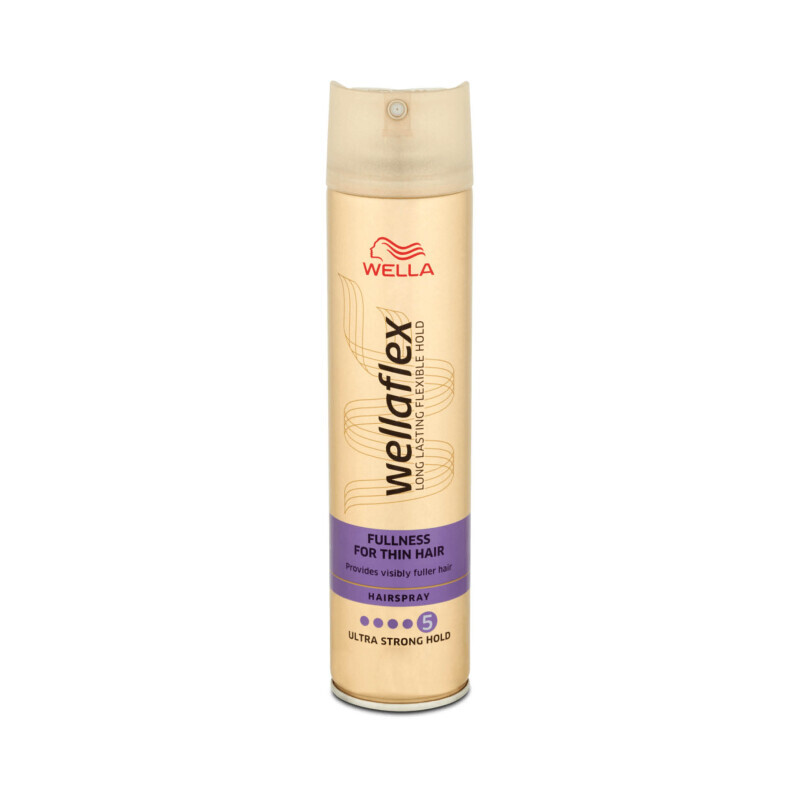 Wellaflex 250ml Lak na vlasy Fullnes For Fine Hair 5 (6/krt)