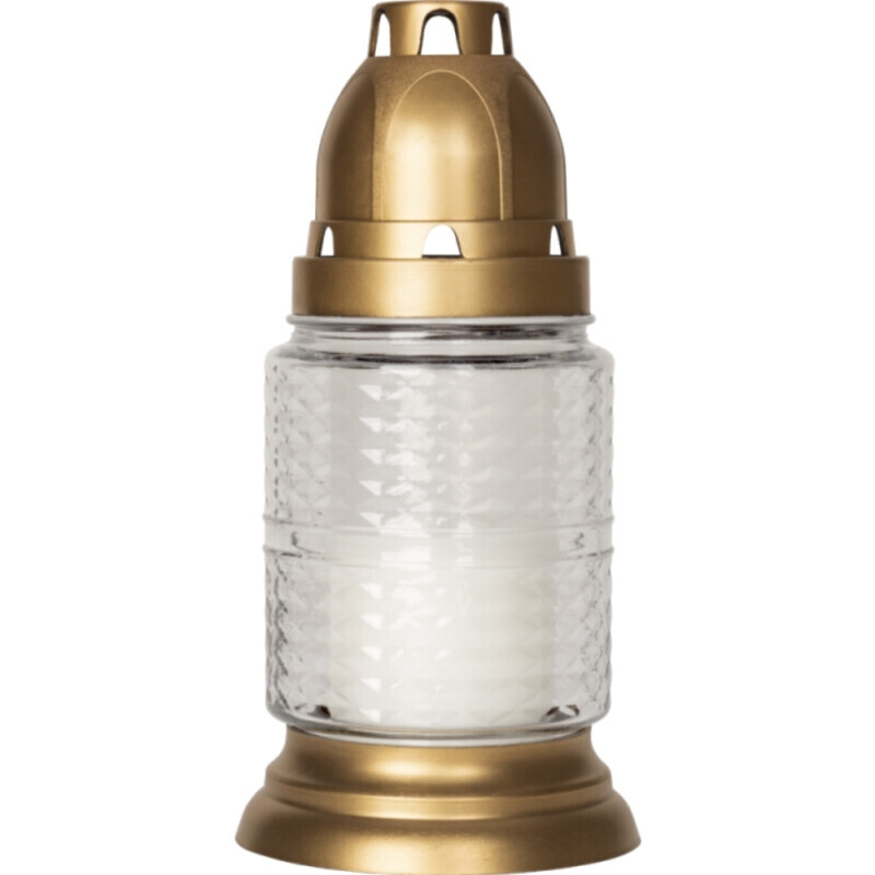 Bispol Svíčka hřbitovní sklo 0009 (12/krt)