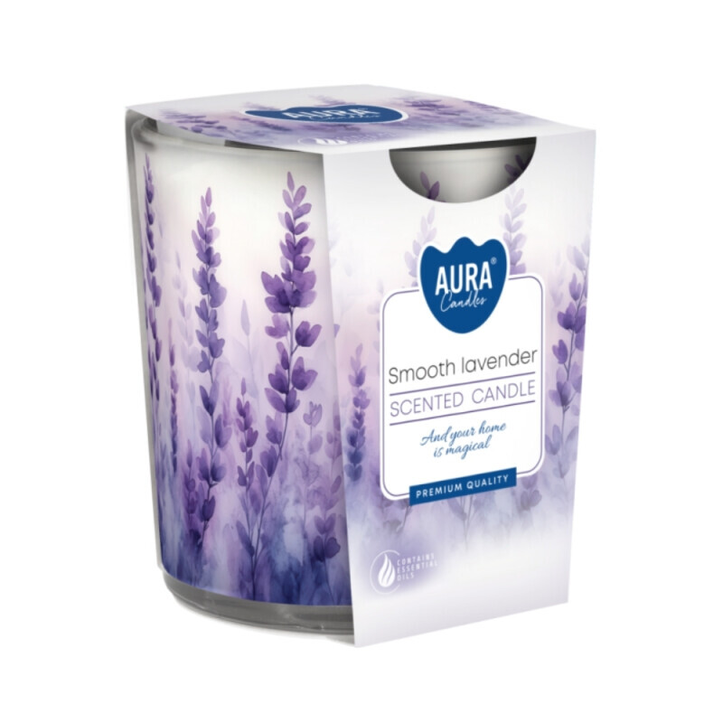 Bispol Svíčka ve skle SN72/100g Smooth Lavender (6/krt)