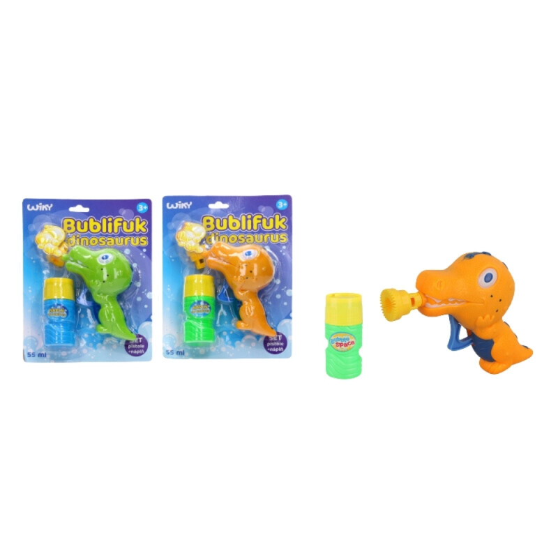 Wiky Bublifuk dinosaurus 55ml (18/bal 36/krt)