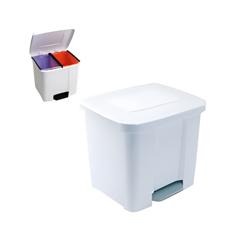 P.Forte Odpadkový koš pedal White (1/bal)