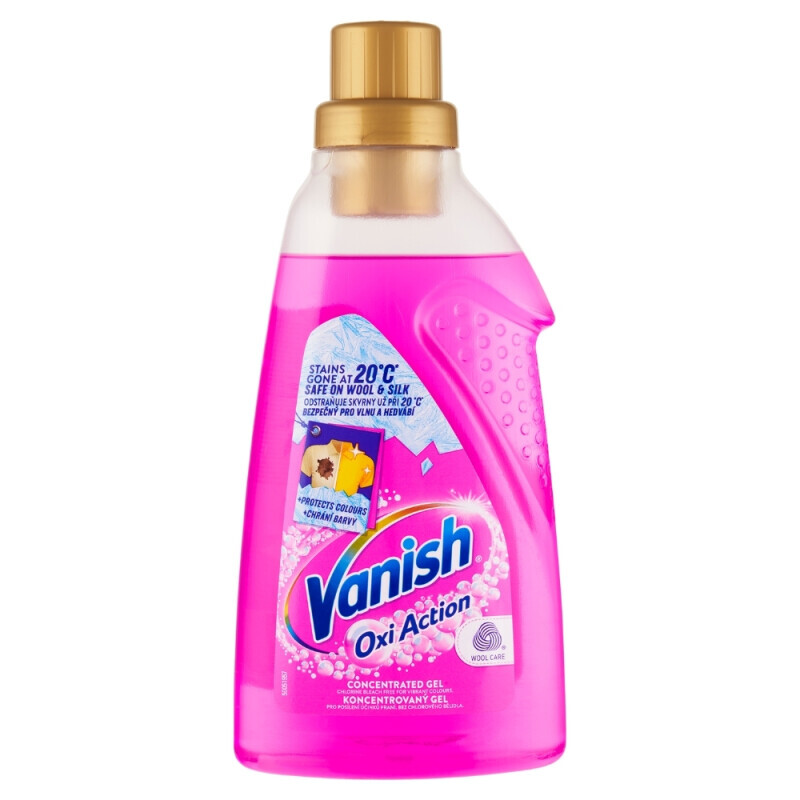 Vanish 750ml Gel na odstranění skvrn Oxi Action Pink (6/krt)