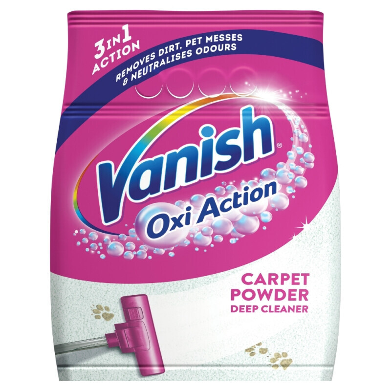 Vanish 650g Prášek na koberce Clean&Fresh (4/krt)