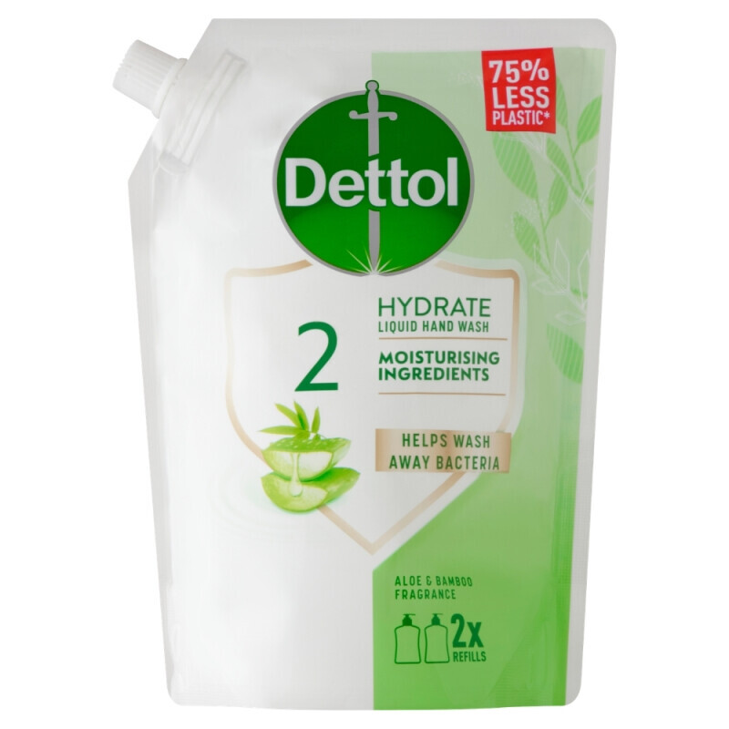 Dettol 500ml Mýdlo tekuté NN Aloe a Bambus (6/krt)