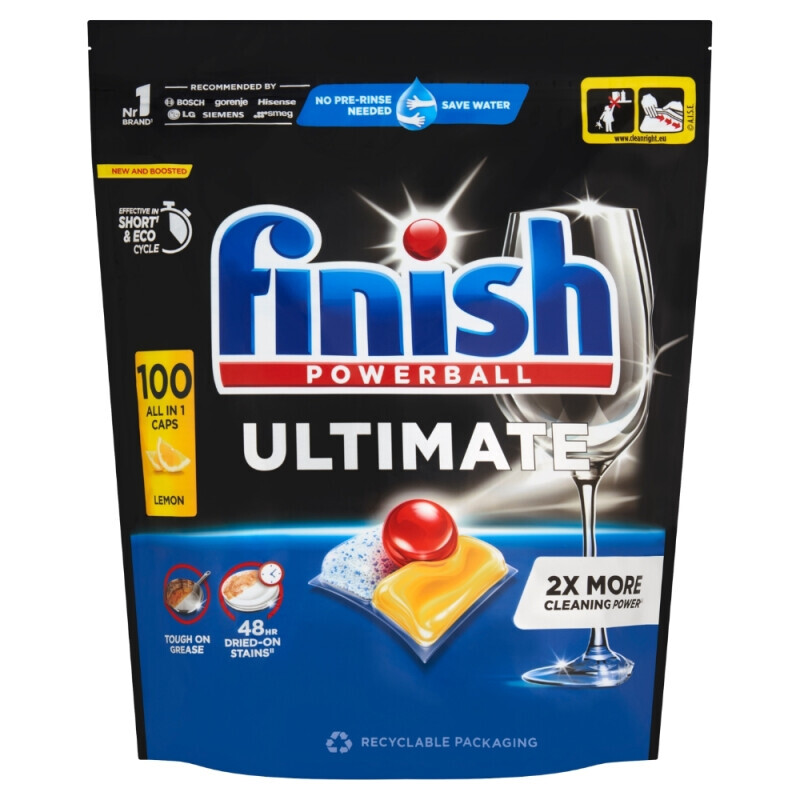 Finish Tablety Ultimate 100ks Lemon (4/krt)