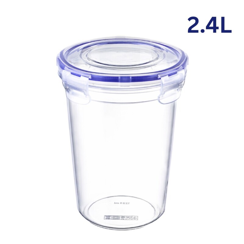 Dunya Dóza plast L&F kulatá Long 2,425l (18/krt)