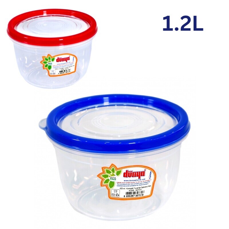 Dunya Dóza plast kulatá Compact 1,2l (24/krt)