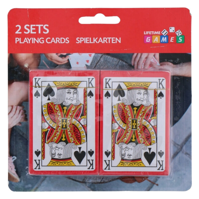 Eddy Toys Hrací karty 2ks 54 karet (48/krt)