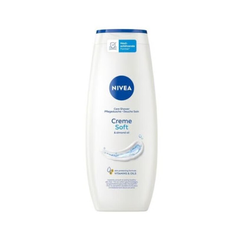 Nivea 500ml SG N F Creme Soft Almond Oil (12/krt)
