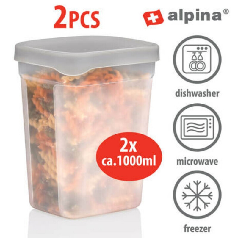 Dóza na potraviny 2ks 1000ml(12/krt)