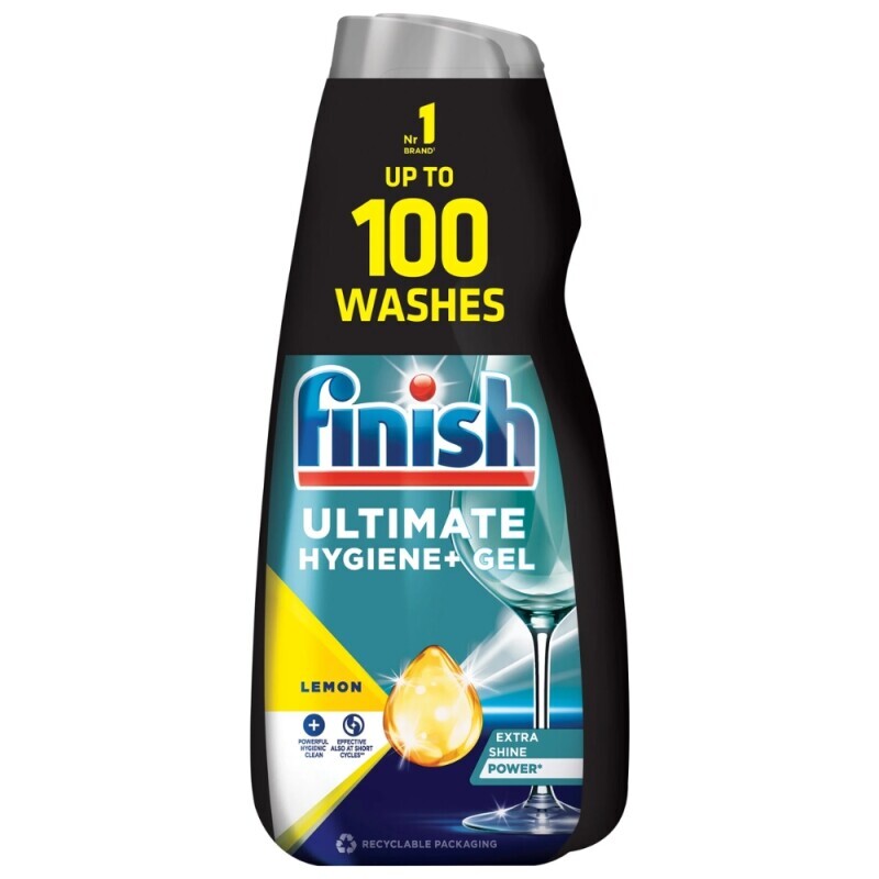 Finish 1L x2 gel do myčky nádobí Lemon Ultimate(6/krt)