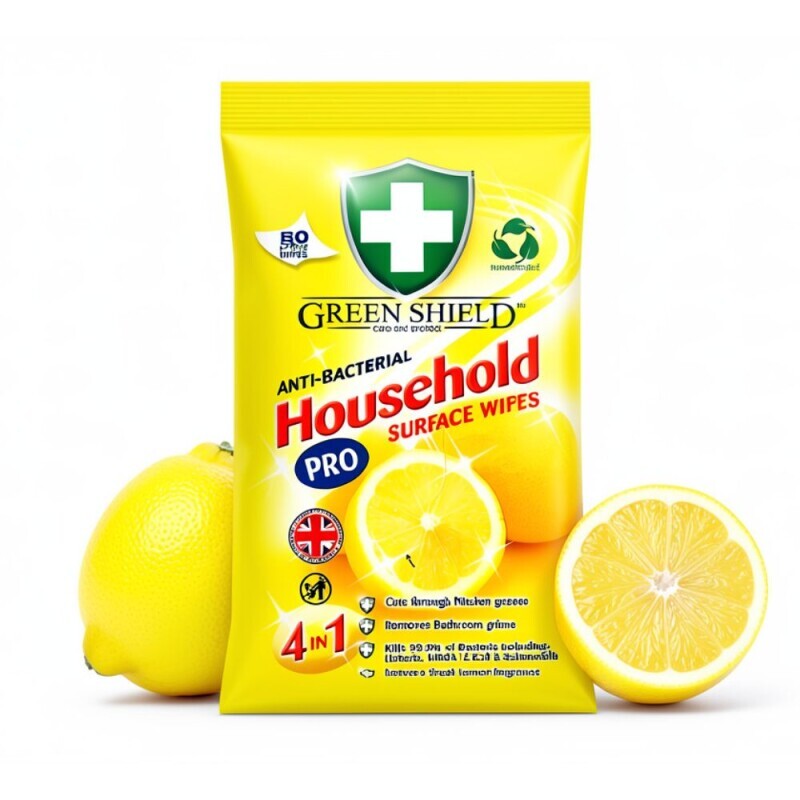 Green Shield Vlh.ubrousky 50ks Household Antibacterial (32/krt)