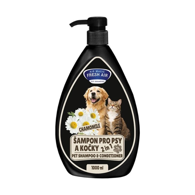 Šampon pro psy a kočky 1L 2in1 Chamomile (10/krt)