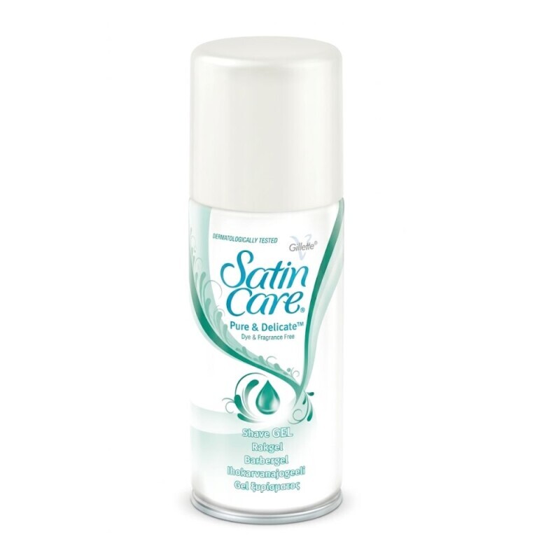 Satin Care 75ml Gel na holení Aloe Vera (6/krt)