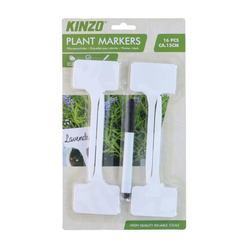 Kinzo Garden Značky rostlin 16ks 14,8x5,7x0,2cm (48/krt)