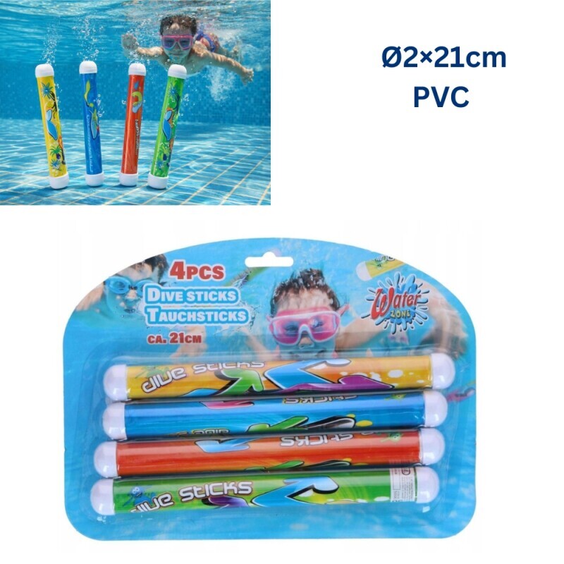 Potápěcí tyčky Ø2×21cm PVC(24/krt)
