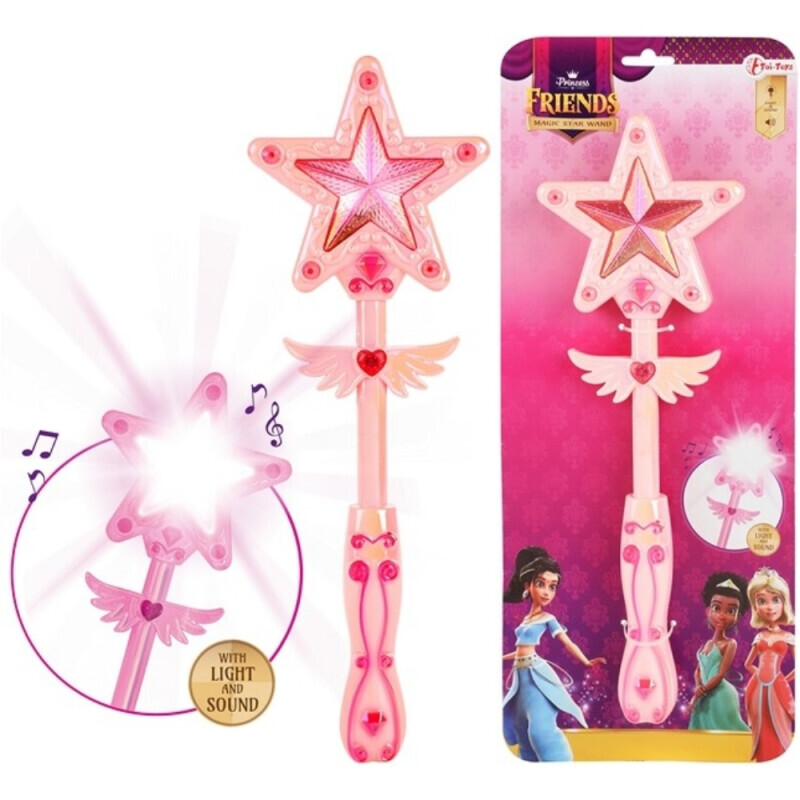 PRINCESS FRIENDS Kouzelná hůlka hvězda L/S(12/krt)