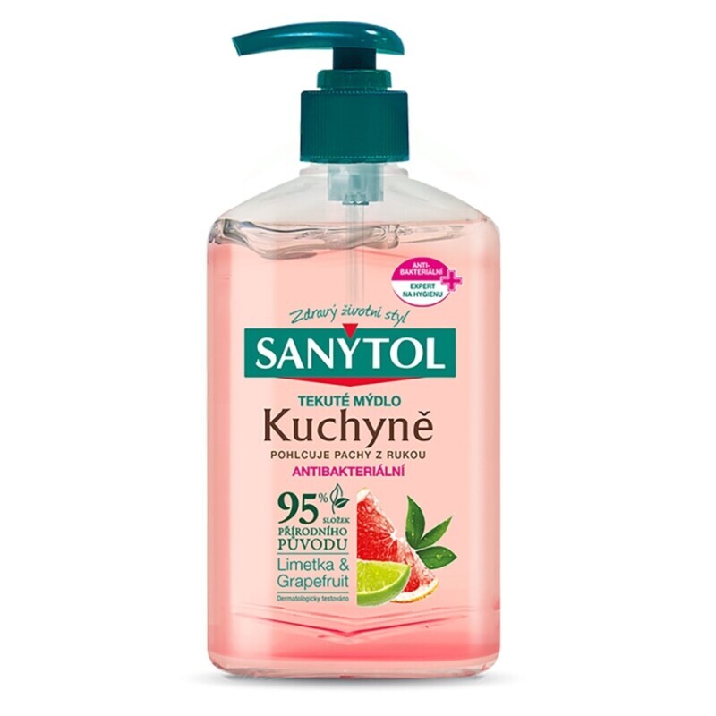 Sanytol 250ml Mýdlo tekuté Dezinfekce kuchyně (12/krt)