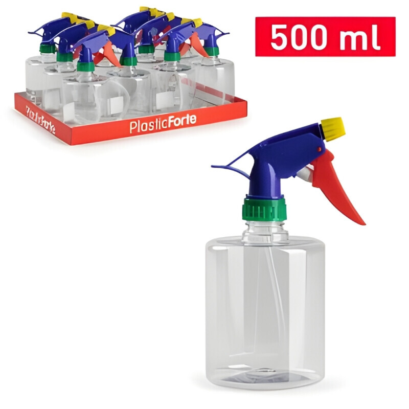 P.Forte Rozprašovač Pet 500ml Color Trans. (12/bal)