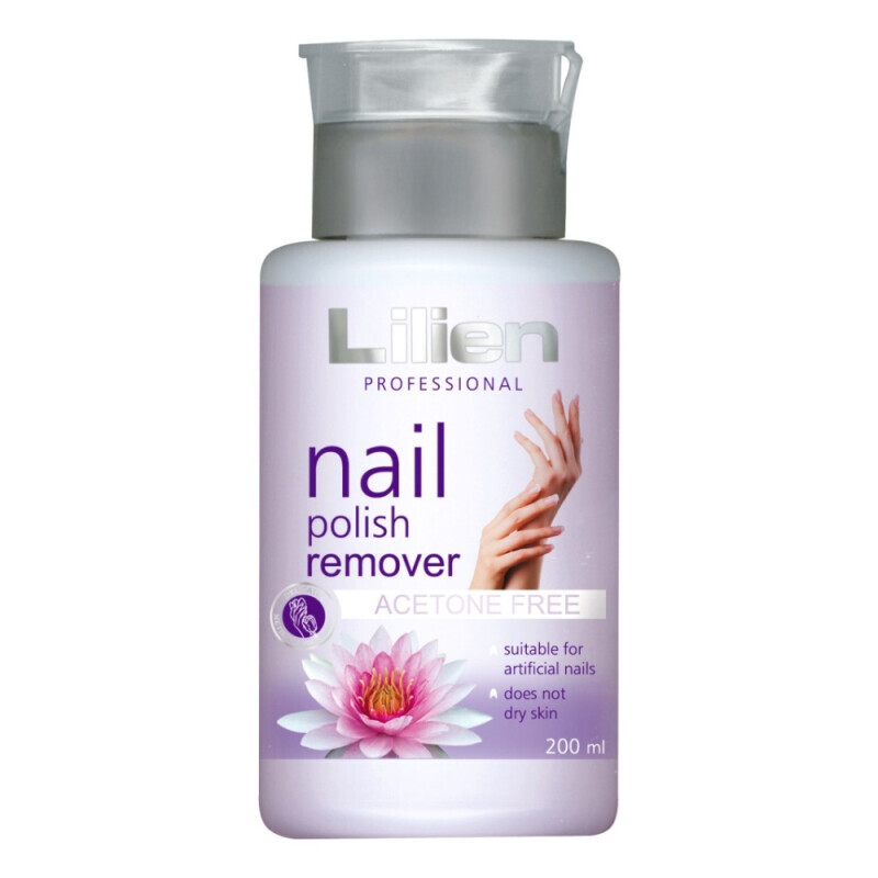 Lilien 200ml Odlakovač s pumpou ružový (18/krt)