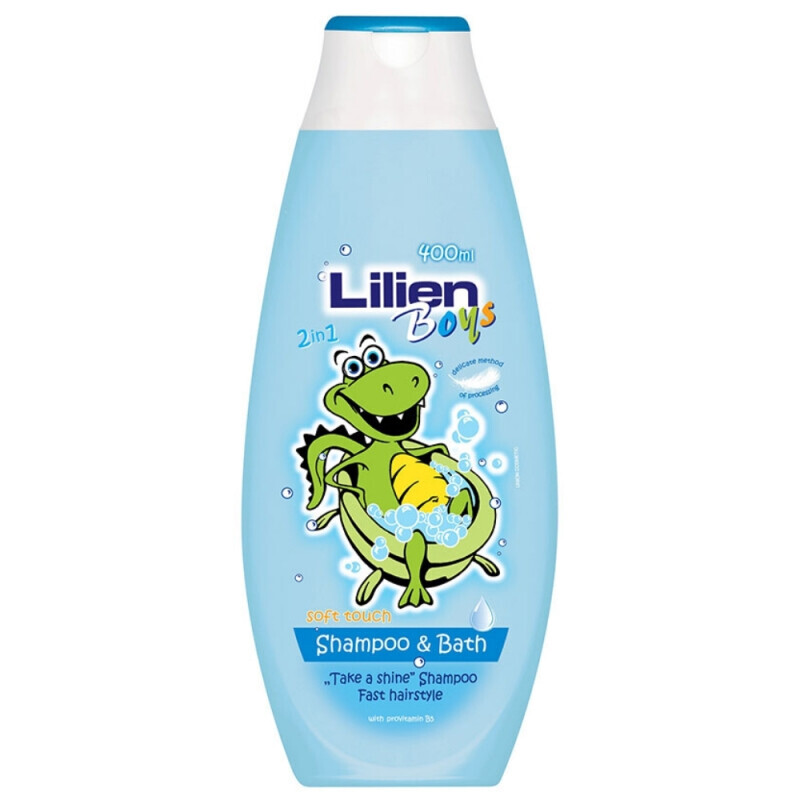 Lilien 400ml Šampon a pěna do koupele 2v1 Boys (12/krt)