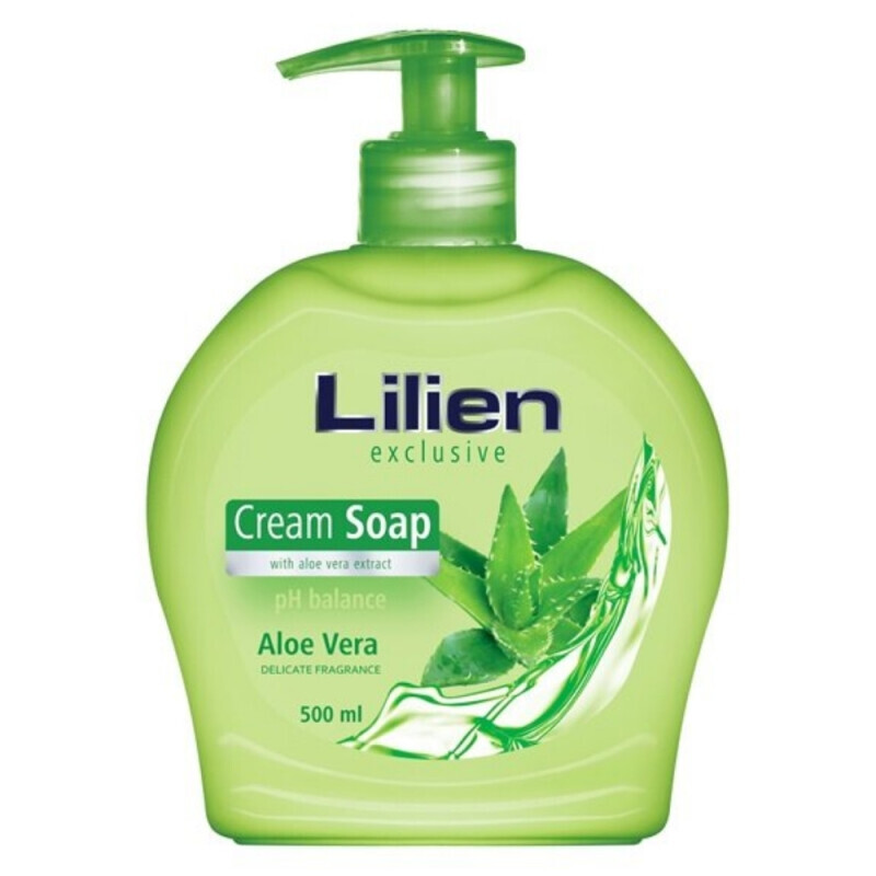 Lilien 500ml Mýdlo tekuté Aloe Vera (12/krt)