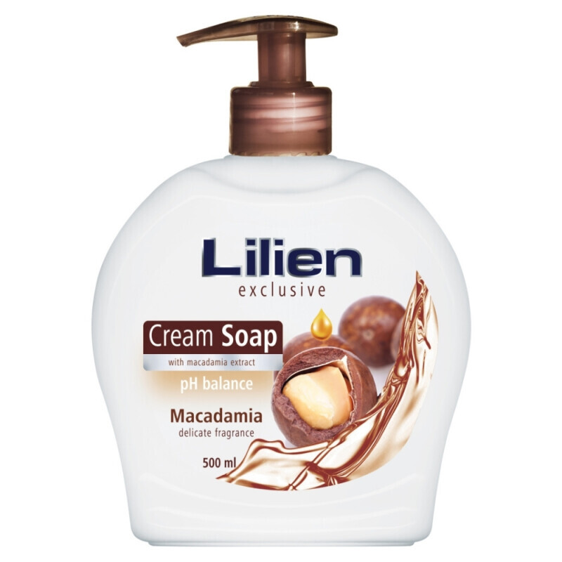 Lilien 500ml Mýdlo tekuté Macadamia (12/krt)