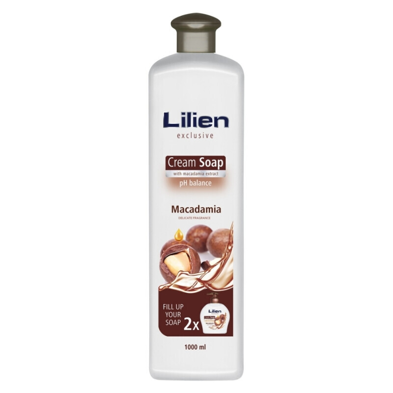 Lilien 1l Mýdlo tekuté Macadamia (15/krt)