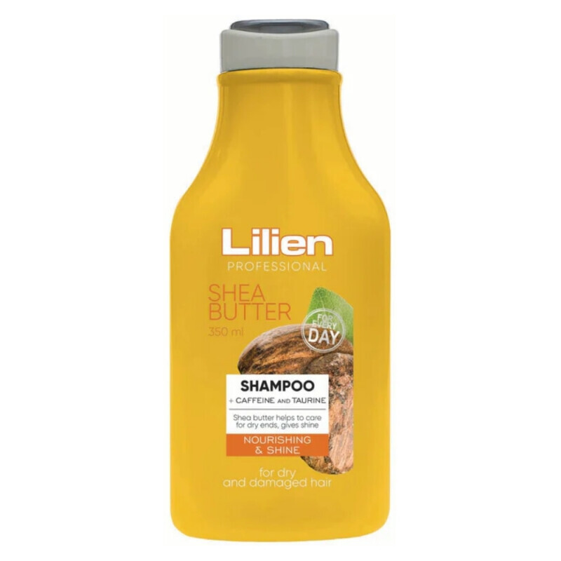Lilien 350ml Šampon Bamb. máslo suché a poškozené vlasy (12/krt)
