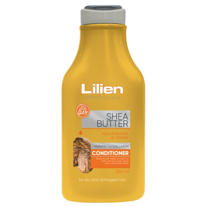 Lilien 350ml Kondicionér Bamb. máslo suché a poškozené vlasy (12/krt)