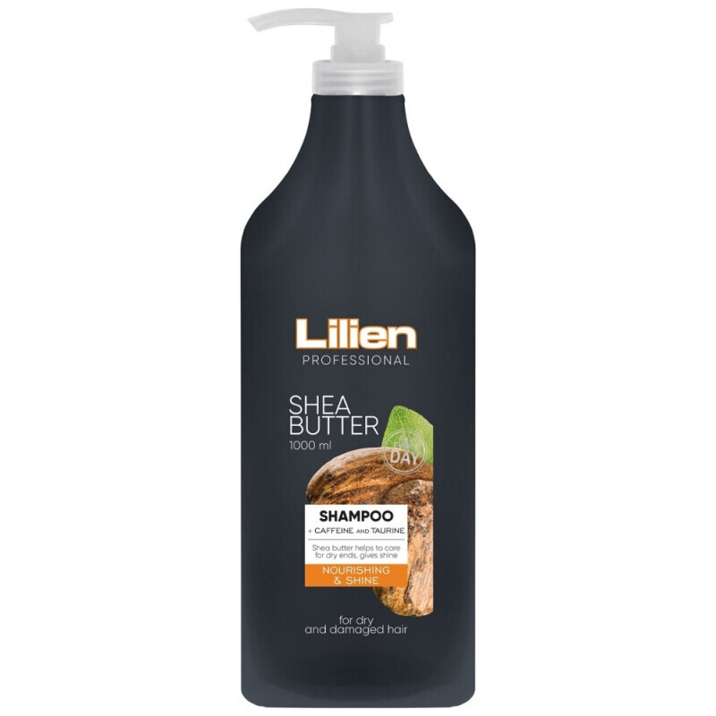 Lilien 1l Šampon Bamb. máslo suché a poškozené vlasy (12/krt)