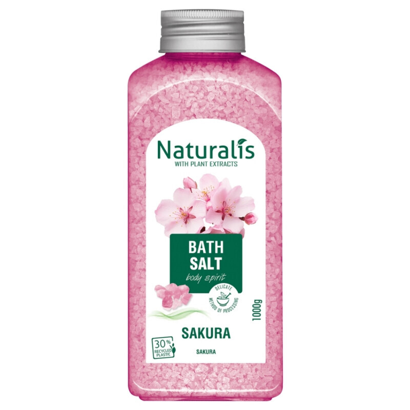 Naturalis 1kg Sůl do koupele Sakura (10/krt)