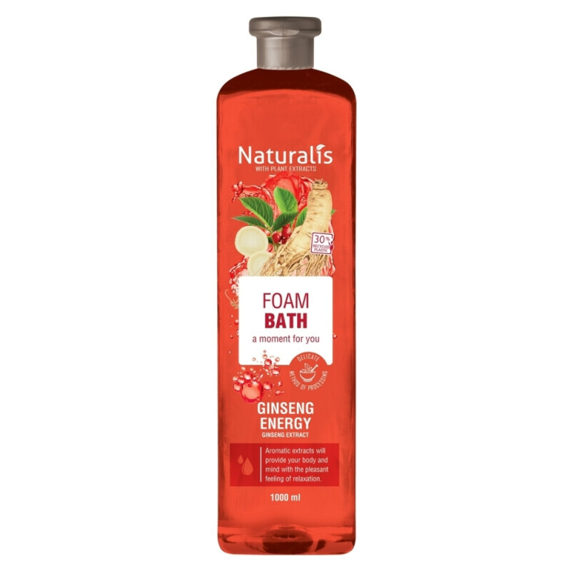 Naturalis 1l Pěna do koupele Ginseng Energy (15/krt)