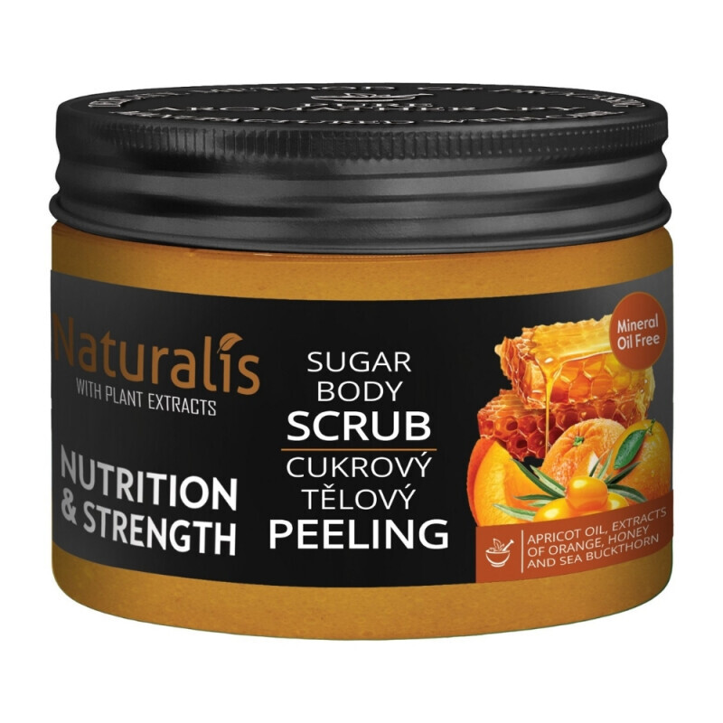Naturalis 250g Tělový peeling Nutrition&Strength (12/krt)