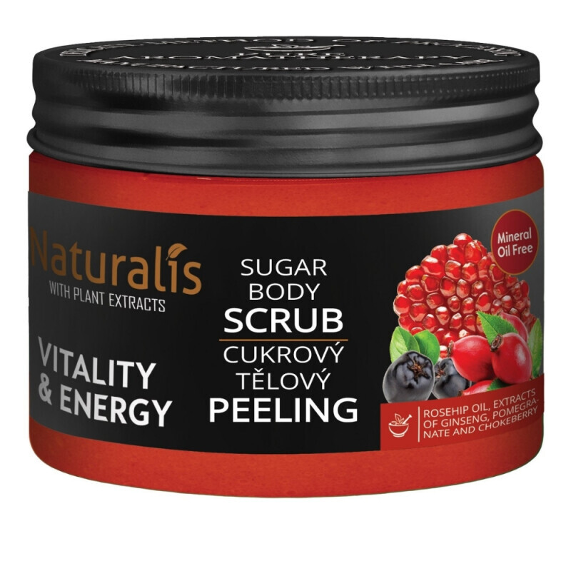 Naturalis 250g Tělový peeling Vitality&Energy (12/krt)