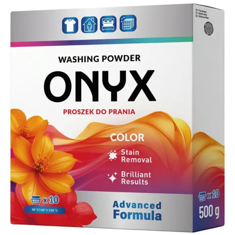 Onyx Prací prášek 500g/10W Color (10/krt)
