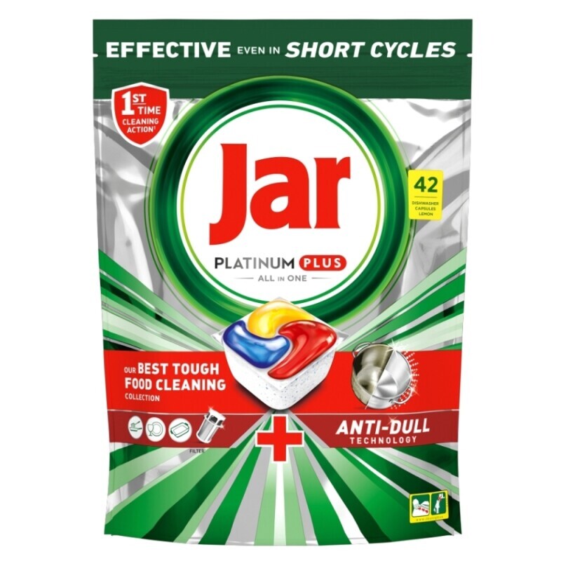Jar Kapsle na nádobí Platinum 42ks Plus Yellow (4/krt)