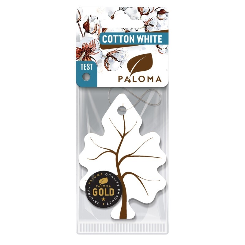 Paloma Car Gold Cotton White (20/bal 240/krt)