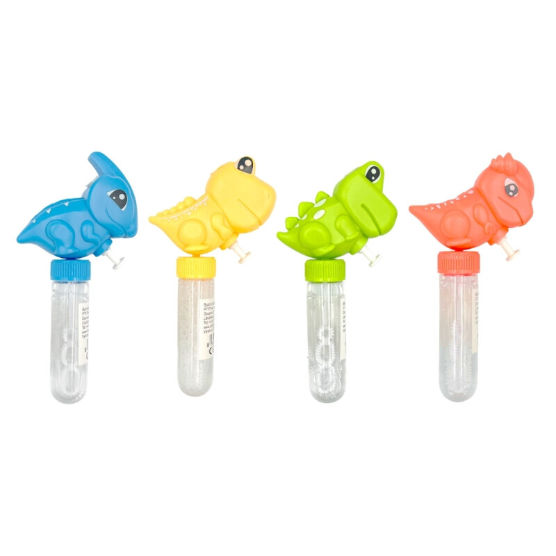 Bublifuk pistole 2v1 Dinosaur（12/bal 288/krt ）