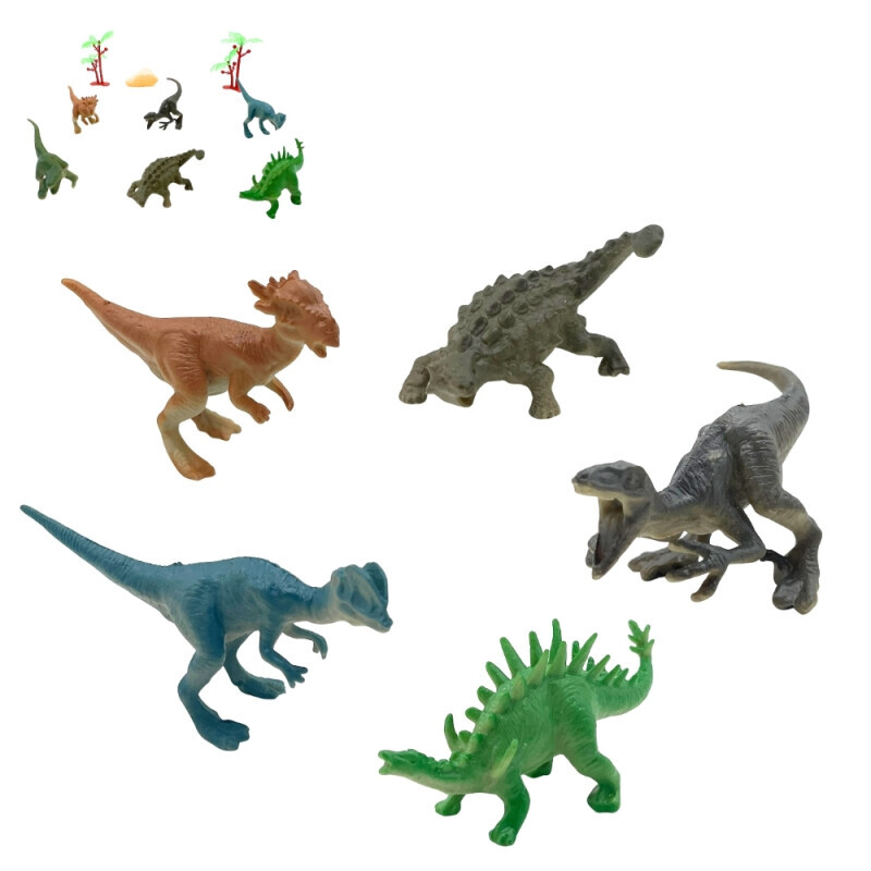 Sada Dinosaur v sáčku 7.5cm 6ks (312/krt)