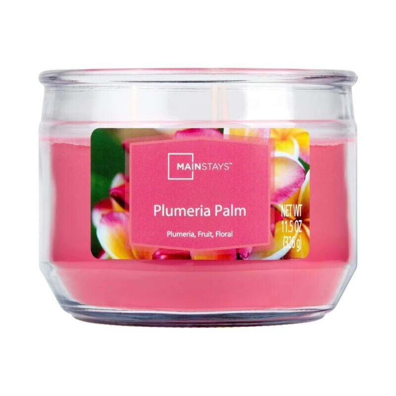 WM Main Svíčka ve skle 326g Plumeria Palm (5/krt)