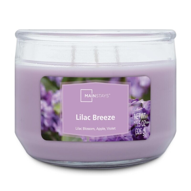WM Main Svíčka ve skle 326g Lilac Breeze (4/krt)