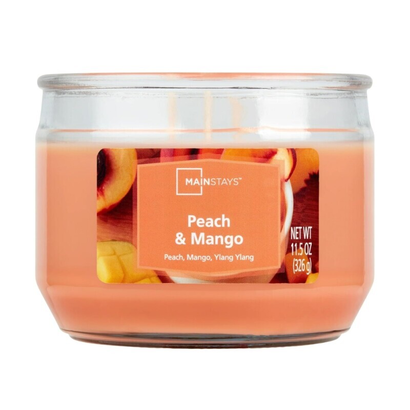 WM Main Svíčka ve skle 326g Peach&Mango (5/krt)