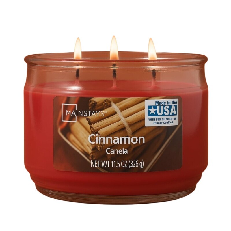 WM Main Svíčka ve skle 326g Cinnamon (5/krt)