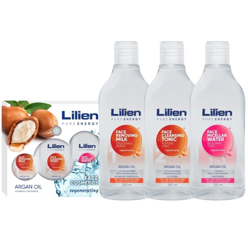 Lilien Dár.sada Pleťová kosmetika 750ml Argan Oil (6/krt)