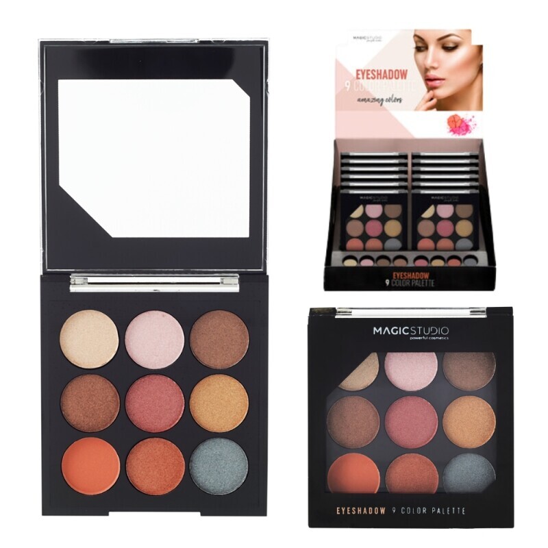 Magic Studio Eyeshadow Pallette 9 Colours (12/bal)