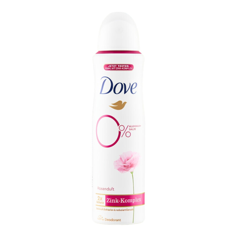 Dove 150ml Spray AP O% Rose Scent (6/krt)