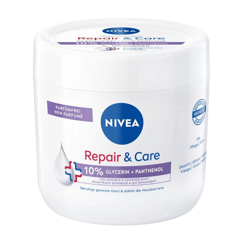 Nivea 400ml Těl.krém N Jar Repair&Care (12/krt)