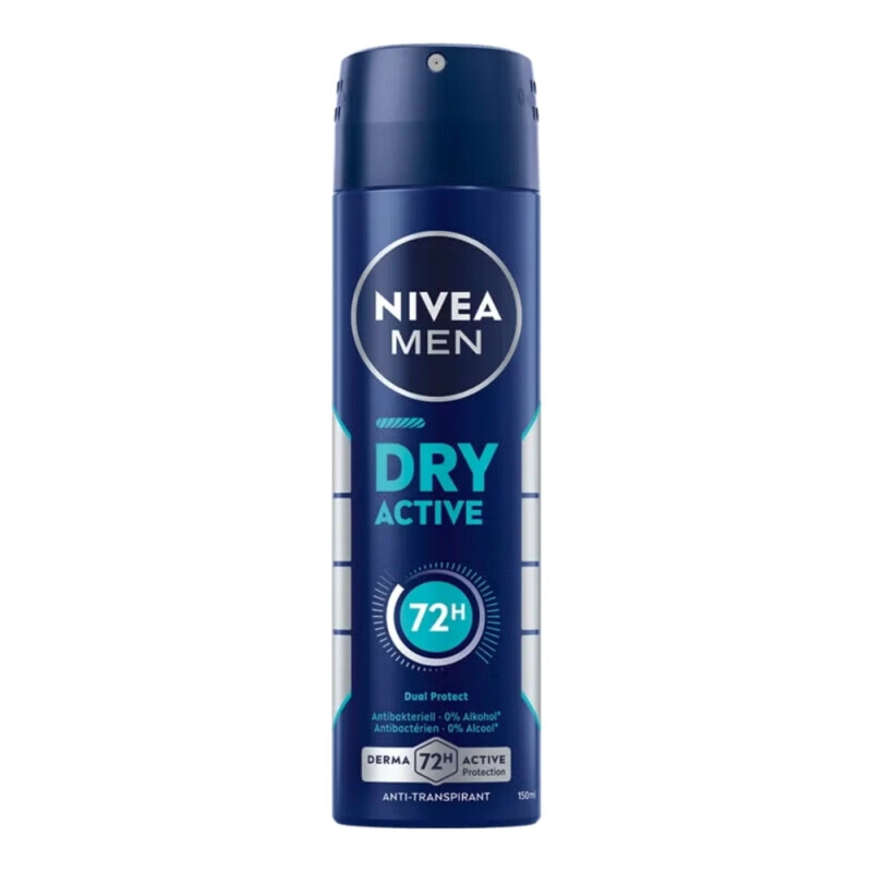 Nivea 150ml Spray N M AP Dry Active (30/krt)